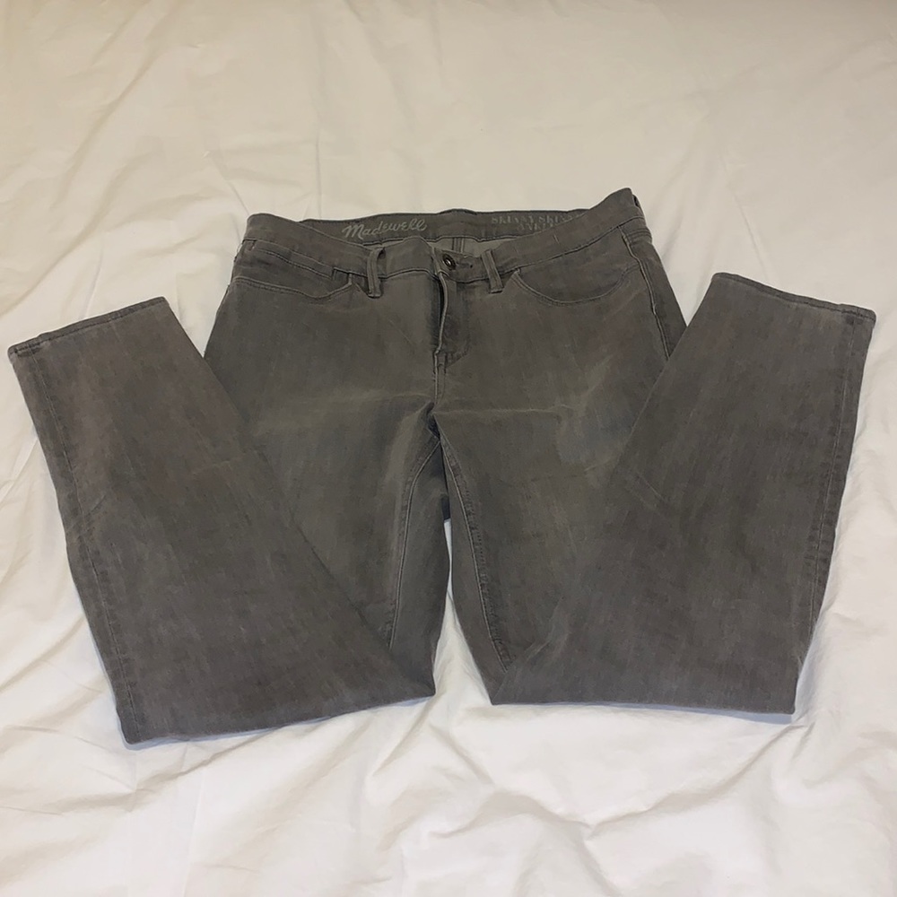 Madewell Skinny Skinny Ankle Jeans - Gray 28